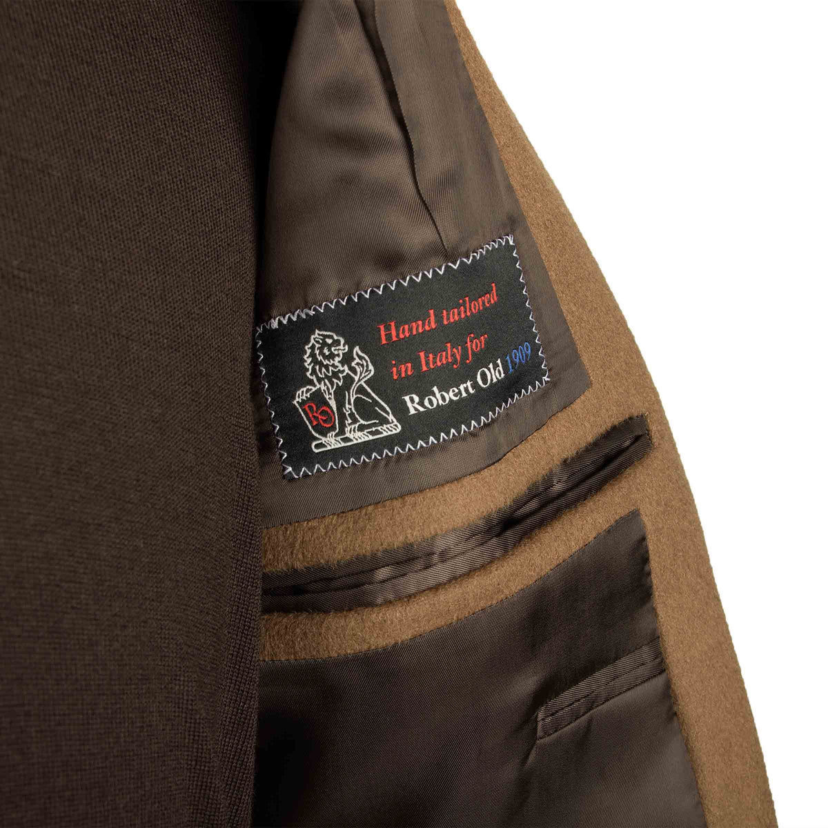 Belvest - Caramel 'Natural Soft' Wool &amp; Cashmere Jacket JACKETS Belvest