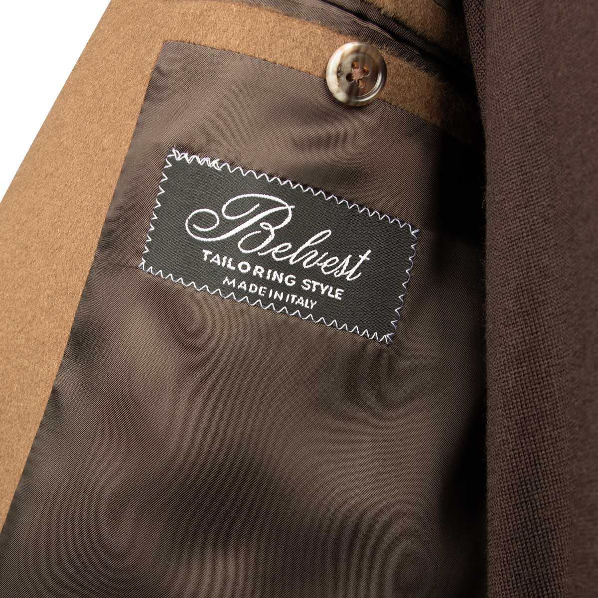 Belvest - Caramel 'Natural Soft' Wool &amp; Cashmere Jacket JACKETS Belvest