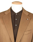 Belvest - Caramel 'Natural Soft' Wool & Cashmere Jacket JACKETS Belvest