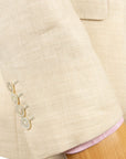 Belvest - Beige 'Natural Soft' Wool & Linen Suit SUITS Belvest