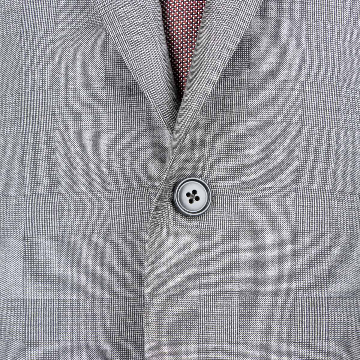 Belvest - Grey Check 'CEO' Handcrafted Pure Wool Suit SUITS Belvest