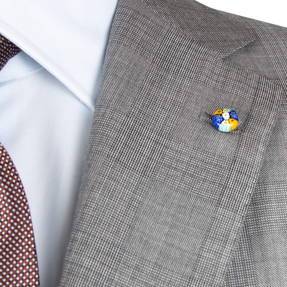 Belvest - Grey Check 'CEO' Handcrafted Pure Wool Suit SUITS Belvest