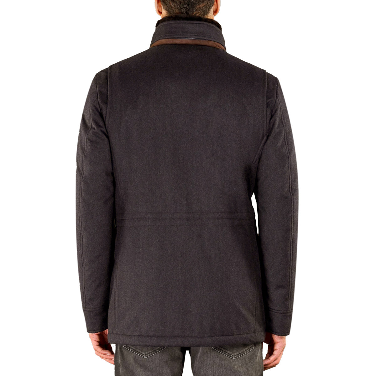 Moorer - Brown 'Bernier' Cashmere Fur-lined and Down-filled Jacket OVERCOATS MooRER