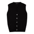 Robert Old - Black Beaulieu Cashmere Sleeveless Cardigan CASHMERE Robert Old