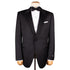 Black Loro Piana Super 130's Wool Tuxedo Suit SUITS Robert Old
