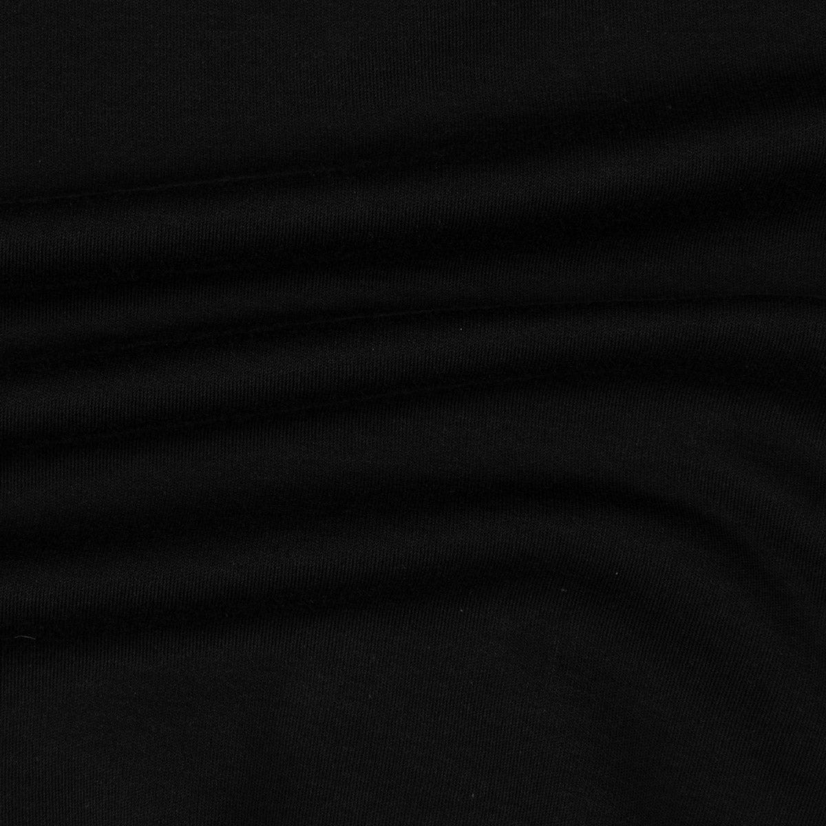 Black Italian Cotton Contemporary Fit T-Shirt