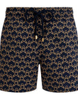 Vilebrequin - Navy Turtles Chain 'Moorise' Swim Shorts SWIMWEAR Vilebrequin