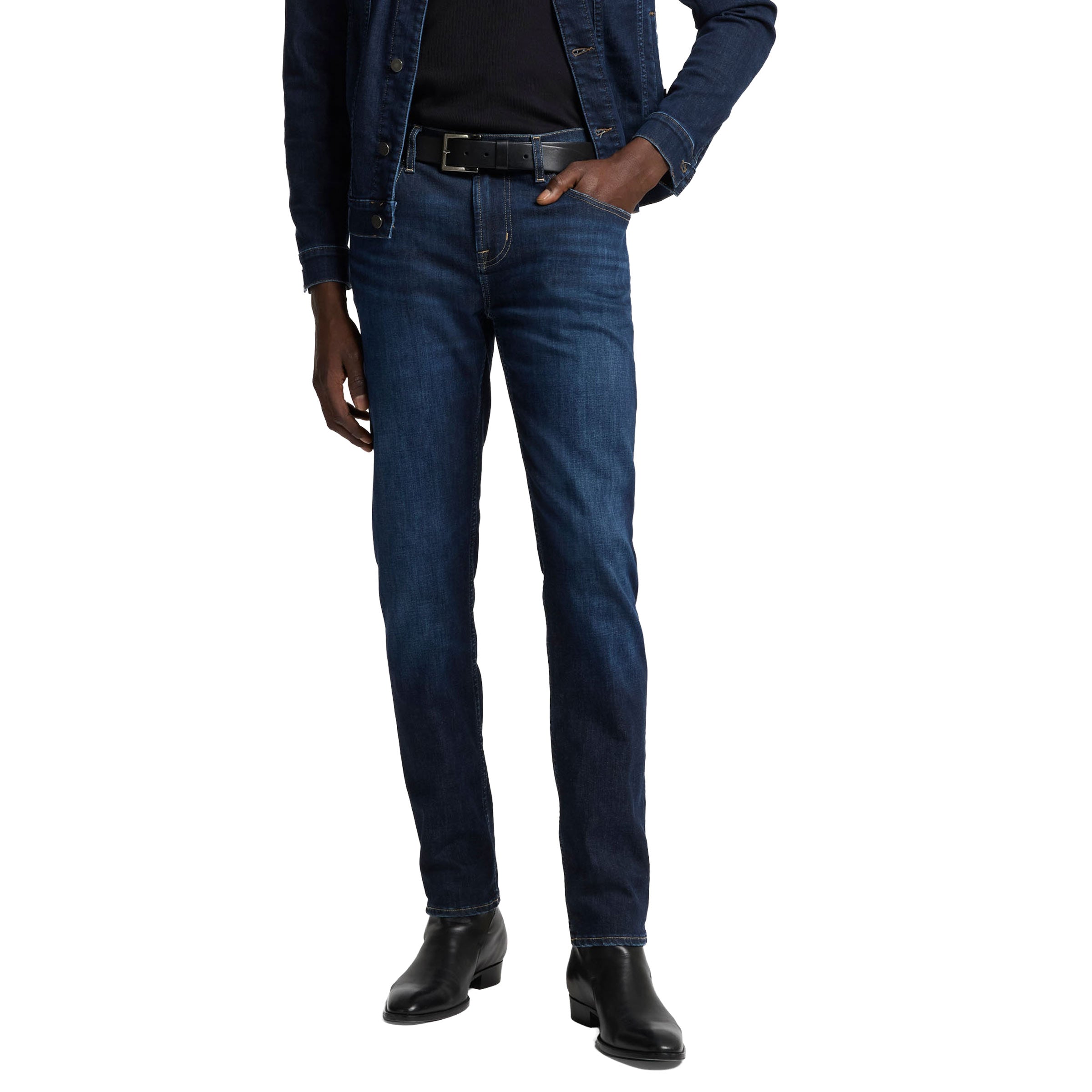 7 For All Mankind - Blue Slimmy Tapered Luxe Performance Jeans JEANS 7 For All Mankind