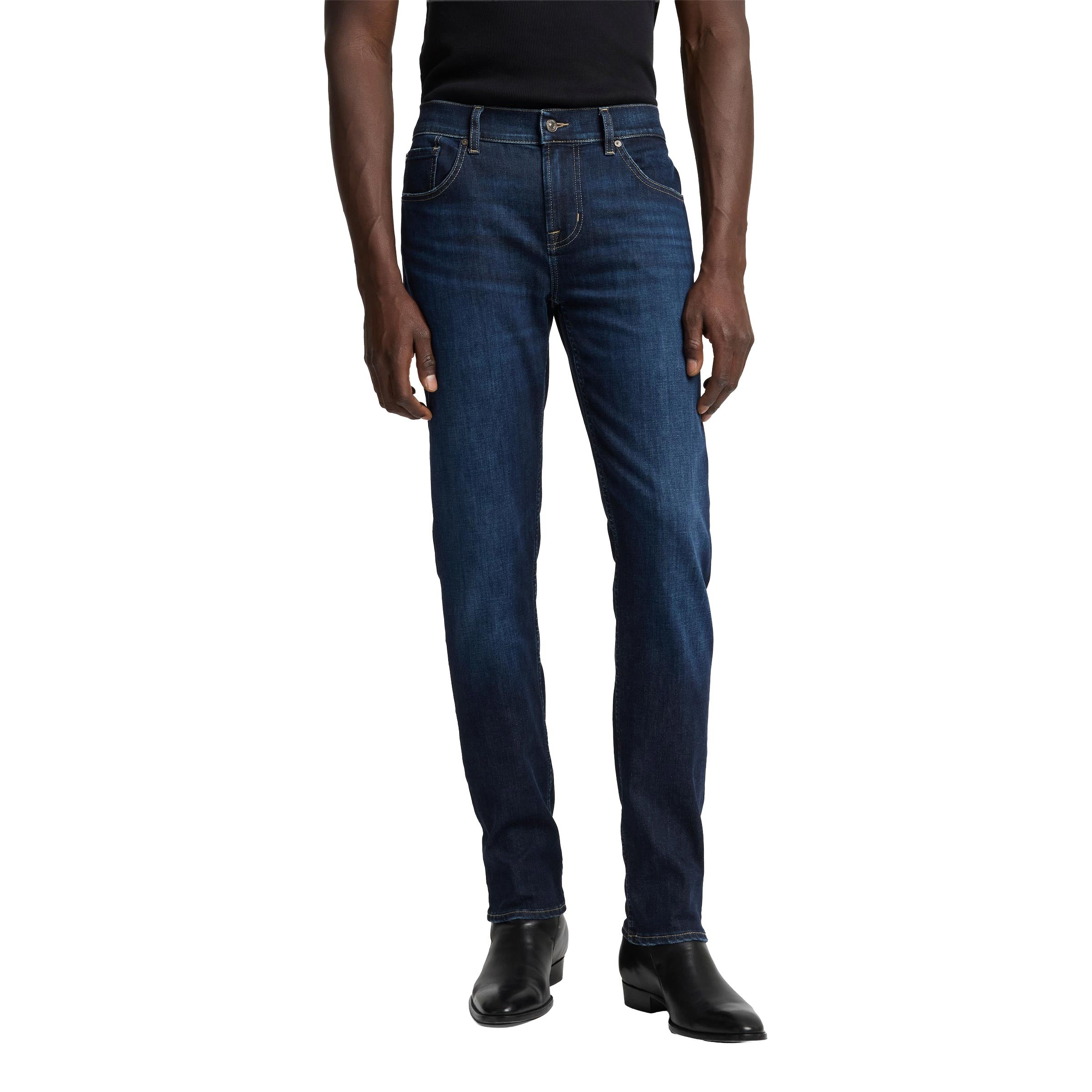 7 For All Mankind - Blue Slimmy Tapered Luxe Performance Jeans JEANS 7 For All Mankind