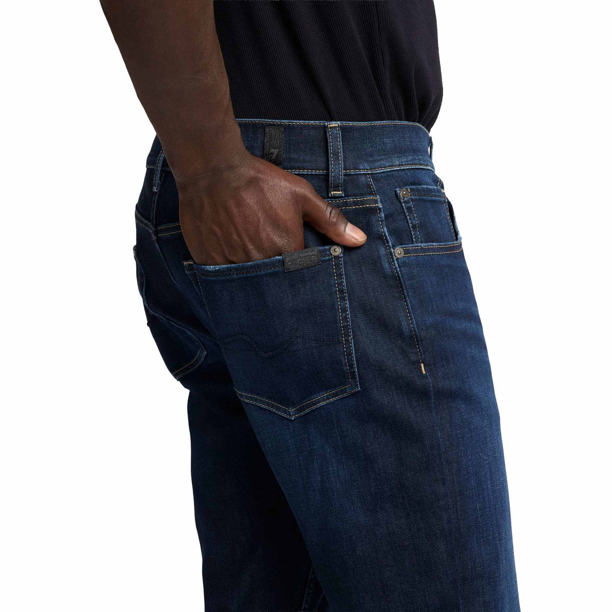 7 For All Mankind - Blue Slimmy Tapered Luxe Performance Jeans JEANS 7 For All Mankind