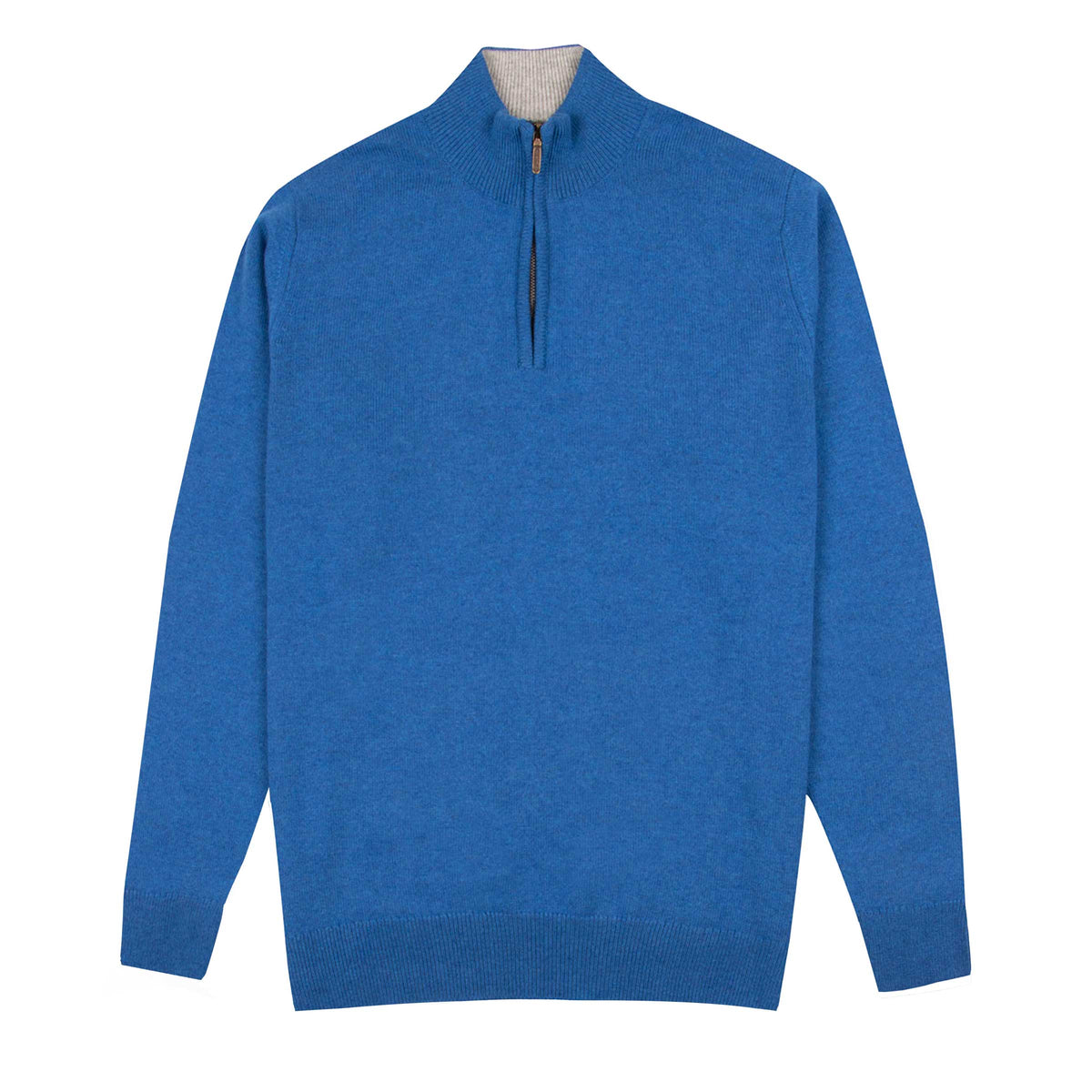 The Bowmore 1/4 Zip Neck Cashmere Sweater - Coast & Brume CASHMERE Robert Old