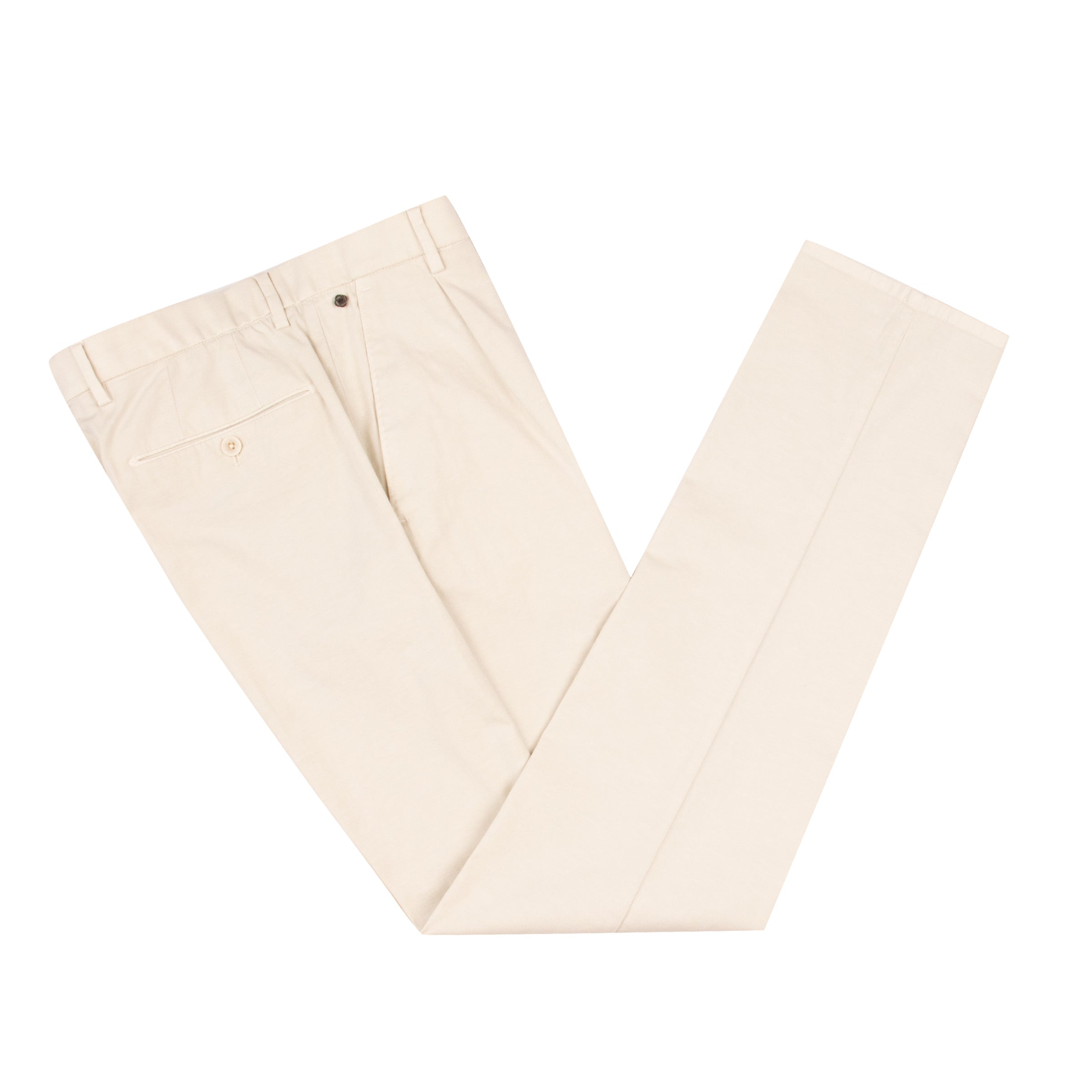 Butter Stretch Cotton & Linen Twill Chinos CASUAL TROUSERS Robert Old