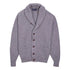 Flannel Grey Colonial 8ply Cashmere Shawl Cardigan CASHMERE Robert Old
