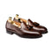 Crockett & Jones - Cavendish Dark Brown Burnished Calf Tassel Loafer