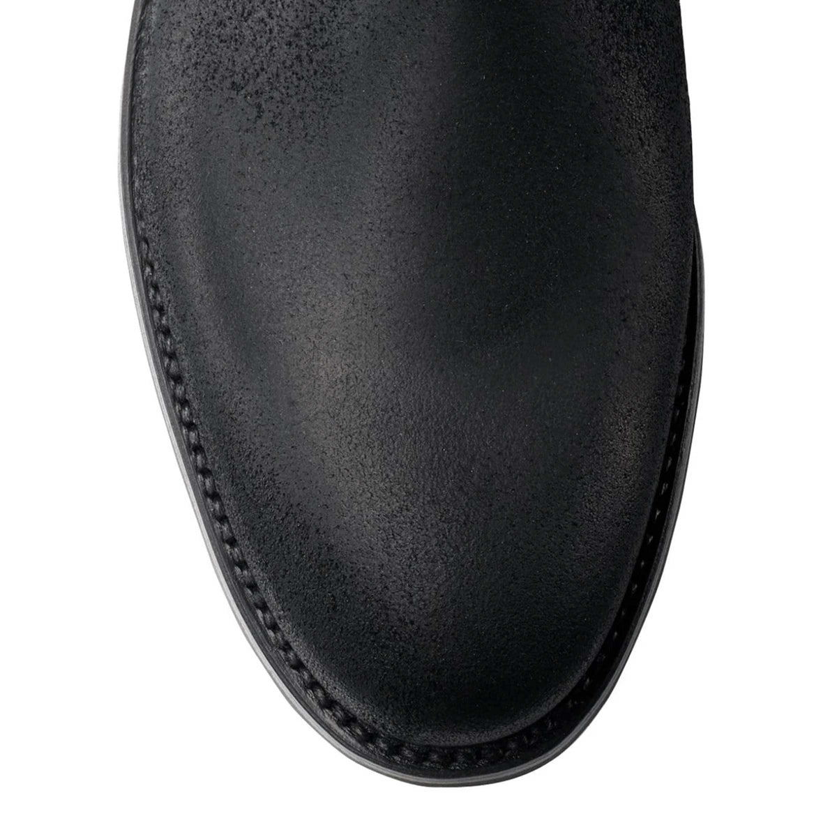 Crockett &amp; Jones - Chelsea 5 Black Rough-Out Suede Boots SHOES Crockett &amp; Jones