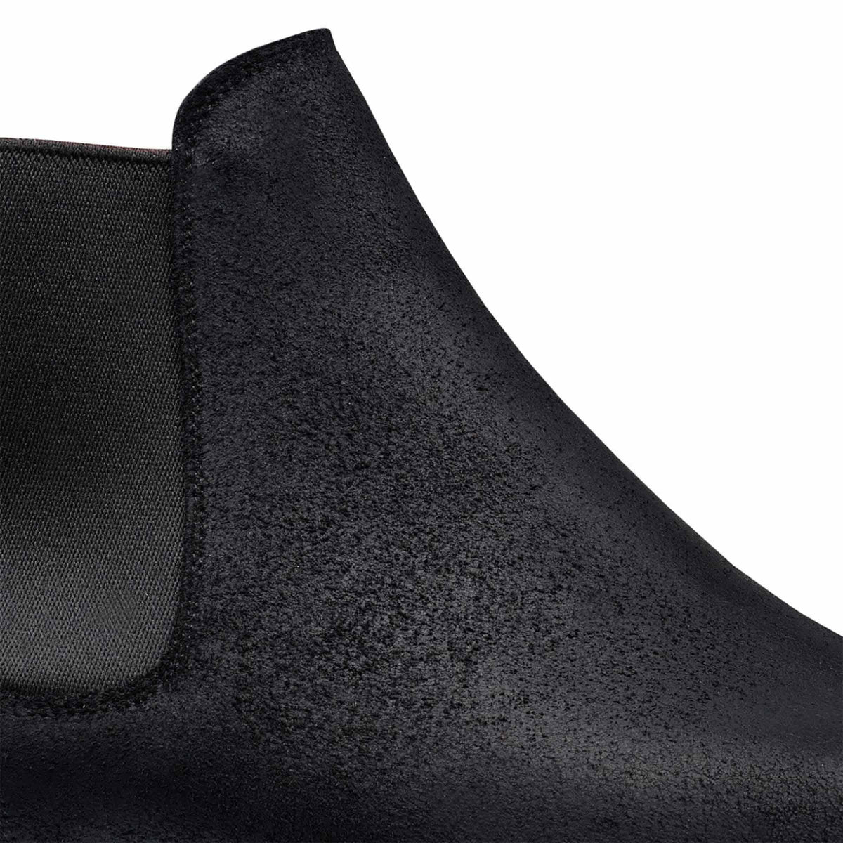 Crockett &amp; Jones - Chelsea 5 Black Rough-Out Suede Boots SHOES Crockett &amp; Jones