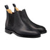 Crockett & Jones - Chelsea 5 Black Rough-Out Suede Boots SHOES Crockett & Jones