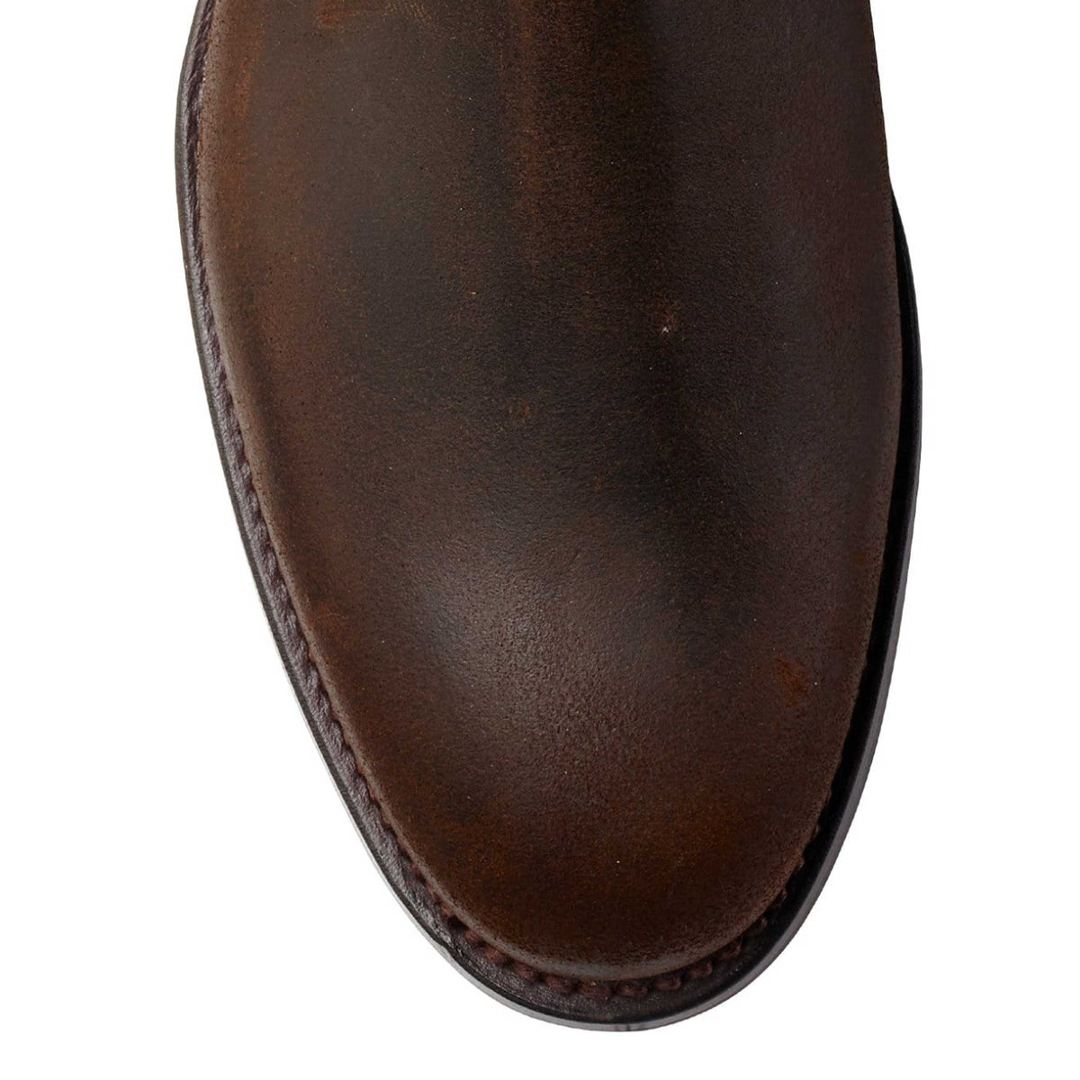 Crockett &amp; Jones - Chelsea 5 Dark Brown Rough-Out Suede Boots SHOES Crockett &amp; Jones