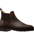 Crockett & Jones - Chelsea 5 Dark Brown Rough-Out Suede Boots SHOES Crockett & Jones