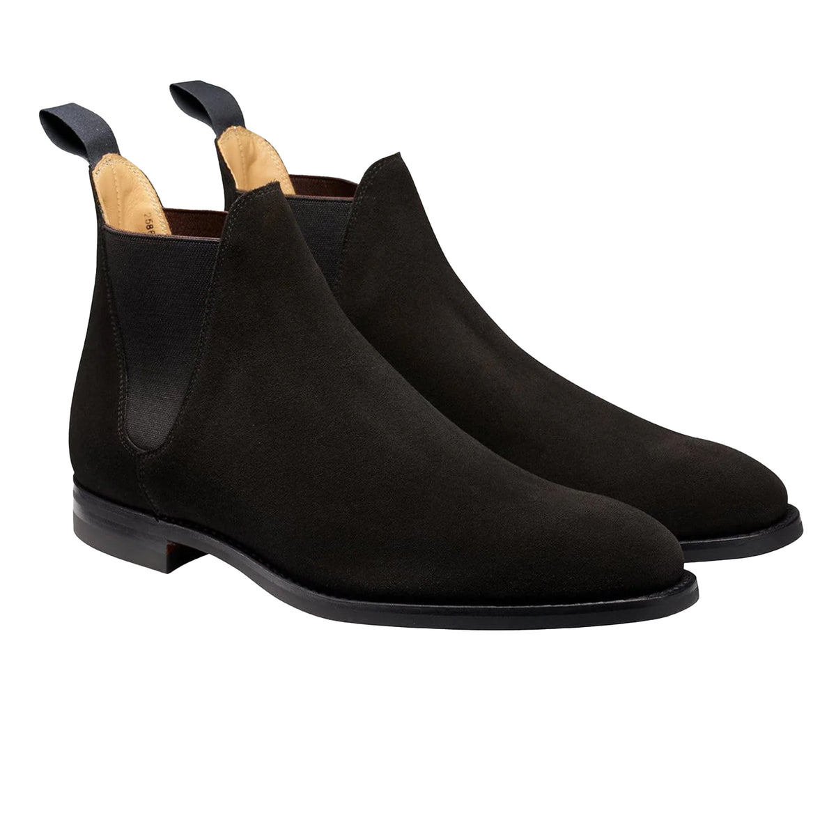 Crockett & Jones - Chelsea 8 Black Suede Boots SHOES Crockett & Jones