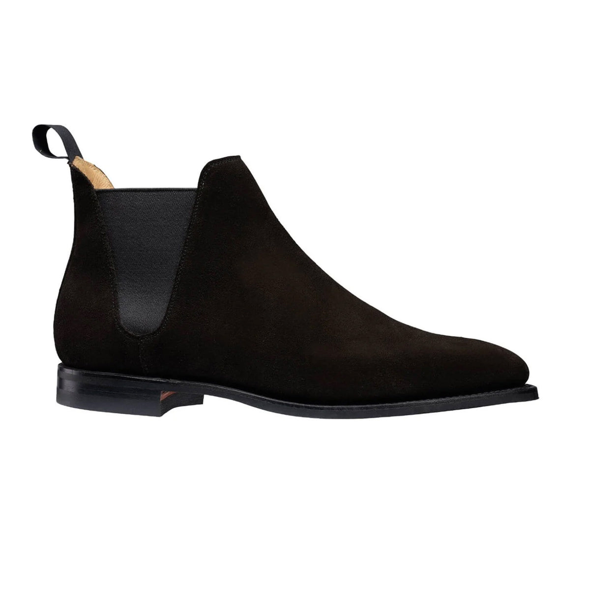 Crockett & Jones - Chelsea 8 Black Suede Boots SHOES Crockett & Jones