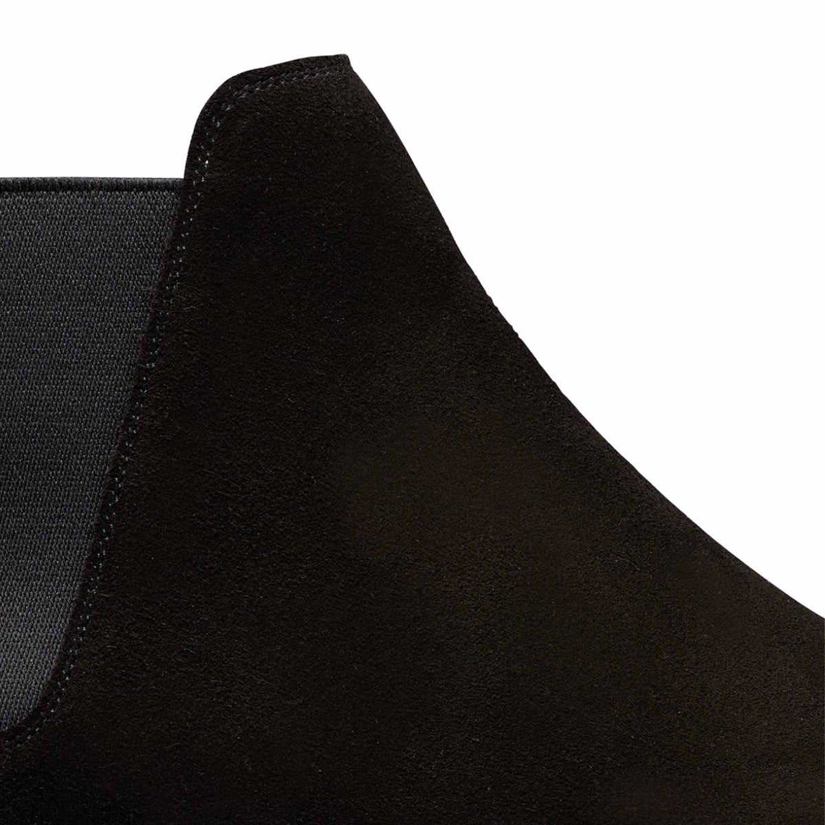 Crockett &amp; Jones - Chelsea 8 Black Suede Boots SHOES Crockett &amp; Jones