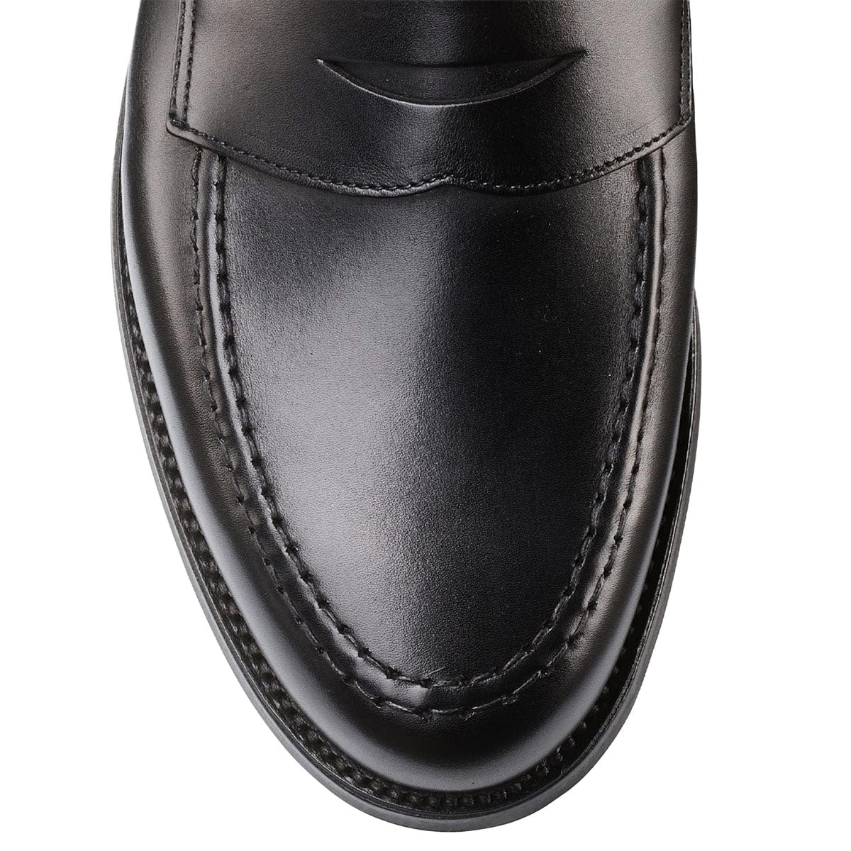 Crockett &amp; Jones - Boston Black Calf City Sole Penny Loafer SHOES Crockett &amp; Jones