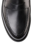 Crockett & Jones - Boston Black Calf City Sole Penny Loafer SHOES Crockett & Jones