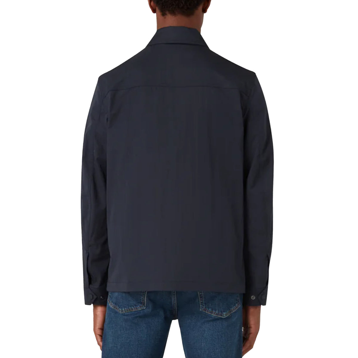 Belstaff - Dark Ink Drome Cotton Gabardine Overshirt BLOUSONS Belstaff