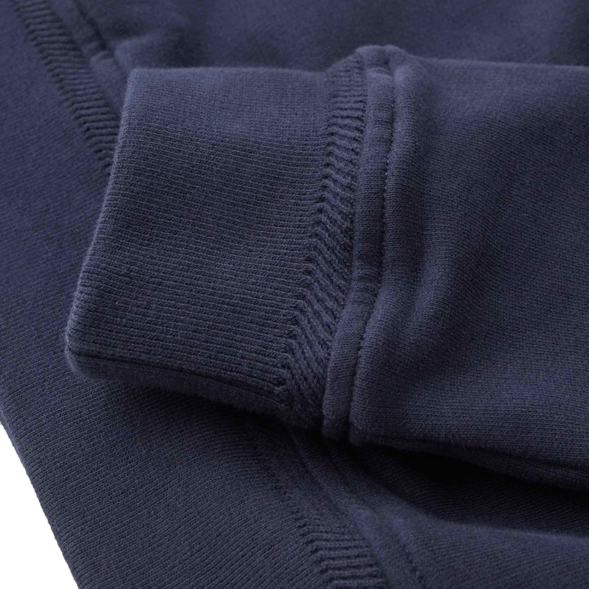 Belstaff - Dark Ink Quarter Zip Cotton Sweatshirt SWEATS Belstaff
