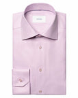 Eton - Pink Semi-Solid Signature Twill Contemporary Fit Shirt L/S SHIRTS Eton