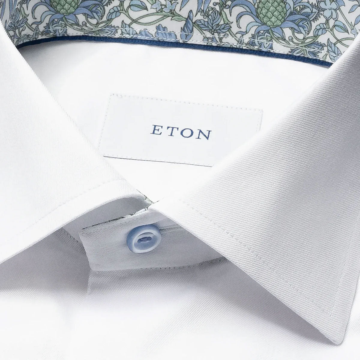 Eton - White Contrast Signature Twill Contemporary Fit Shirt L/S SHIRTS Eton