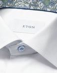 Eton - White Contrast Signature Twill Contemporary Fit Shirt L/S SHIRTS Eton