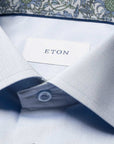 Eton - Blue Contrast Signature Twill Contemporary Fit Shirt L/S SHIRTS Eton