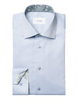 Eton - Blue Contrast Signature Twill Contemporary Fit Shirt L/S SHIRTS Eton