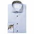 Eton - Light Blue Paisley Contrast Signature Twill Contemporary Fit Shirt L/S SHIRTS Eton