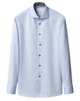 Eton - Light Blue Paisley Contrast Signature Twill Contemporary Fit Shirt L/S SHIRTS Eton