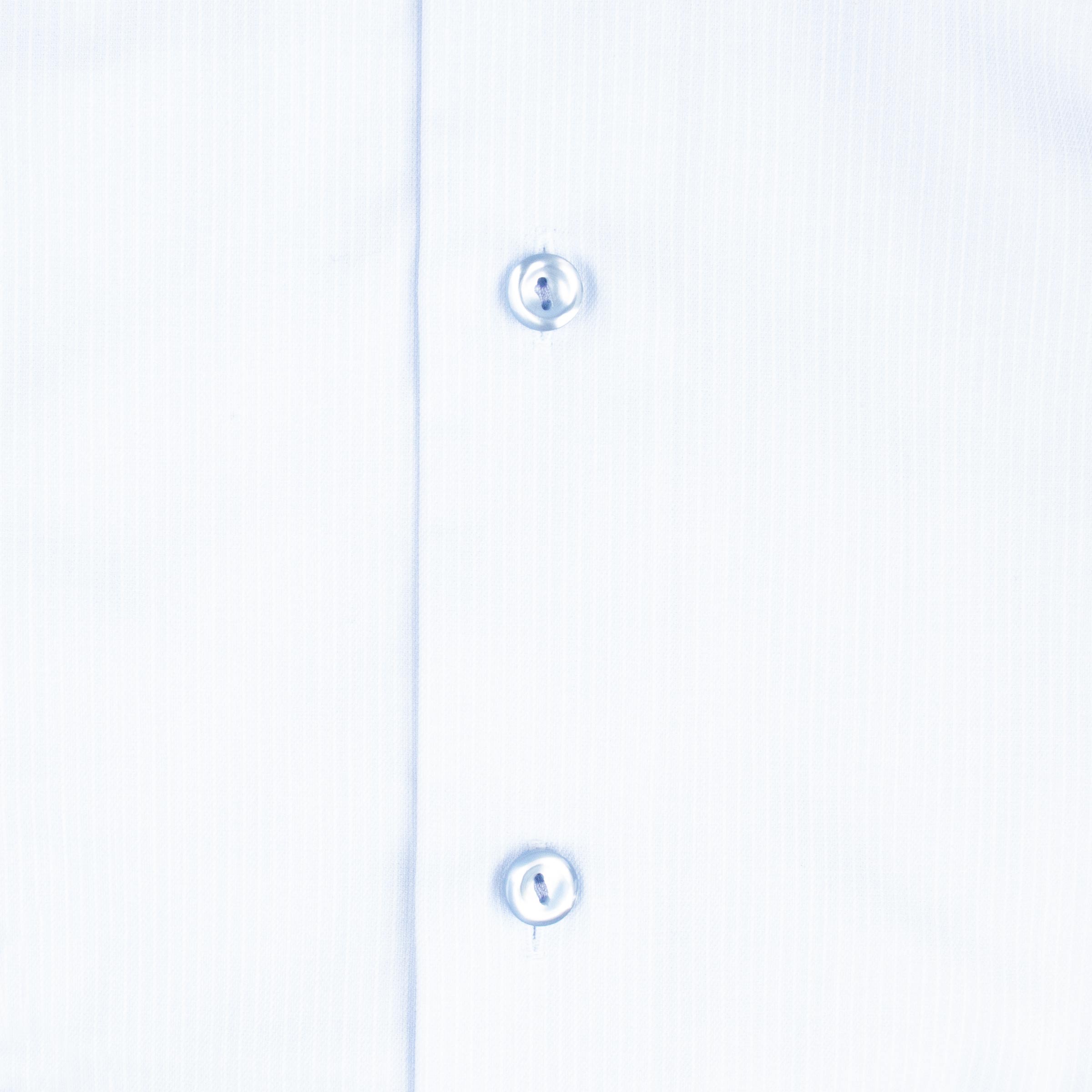 Eton - Light Blue Stripe Cotton and TENCEL™ Lyocell Slim Fit shirt L/S SHIRTS Eton
