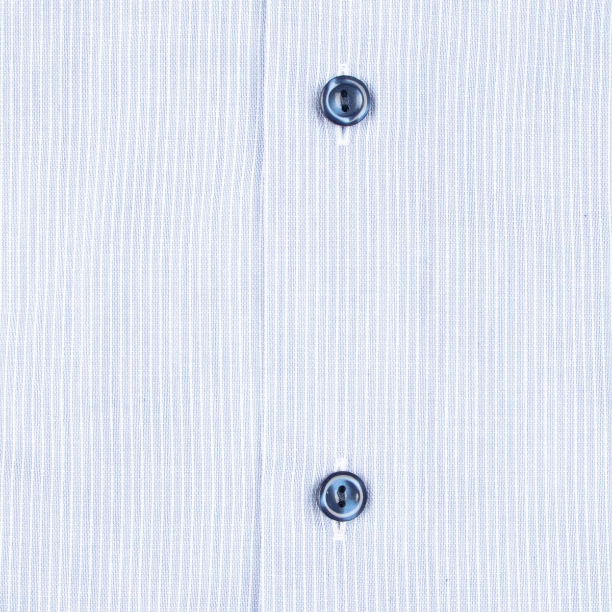 Eton - Navy Stripe Cotton and TENCEL™ Lyocell Slim Fit shirt L/S SHIRTS Eton