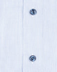 Eton - Navy Stripe Cotton and TENCEL™ Lyocell Slim Fit shirt L/S SHIRTS Eton