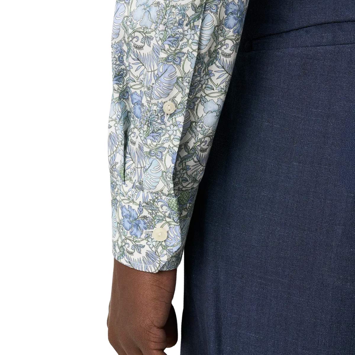 Eton - Floral Print Signature Twill Contemporary Fit Shirt L/S SHIRTS Eton