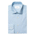 Eton - Light Blue Floral Signature Poplin Slim Fit Shirt L/S SHIRTS Eton