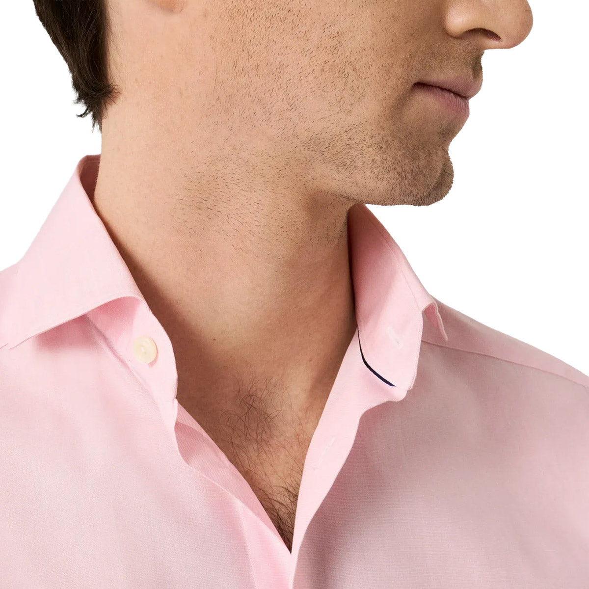 Eton - Pink End on End Breeze Poplin Shirt Slim Fit Shirt L/S SHIRTS Eton