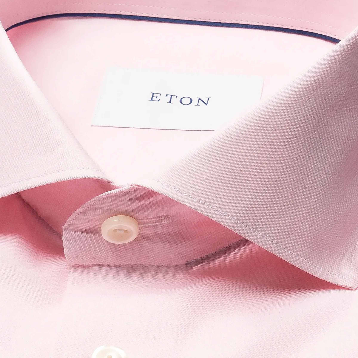 Eton - Pink End on End Breeze Poplin Shirt Slim Fit Shirt L/S SHIRTS Eton