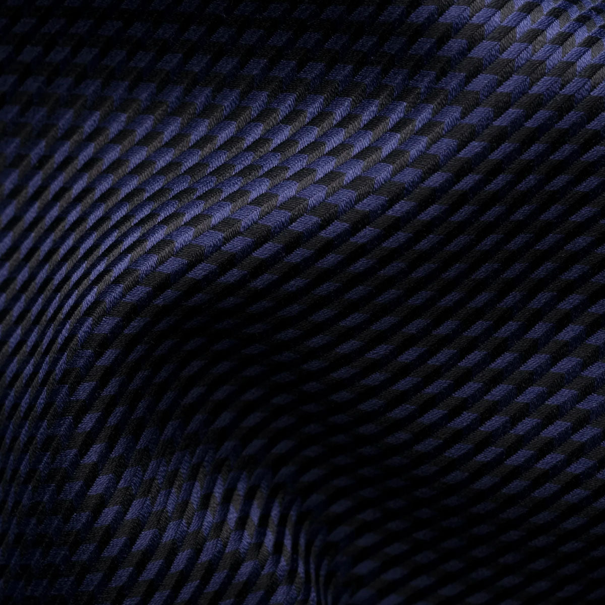 Eton - Navy Houndstooth King Twill Cotton Contemporary Fit Shirt L/S SHIRTS Eton