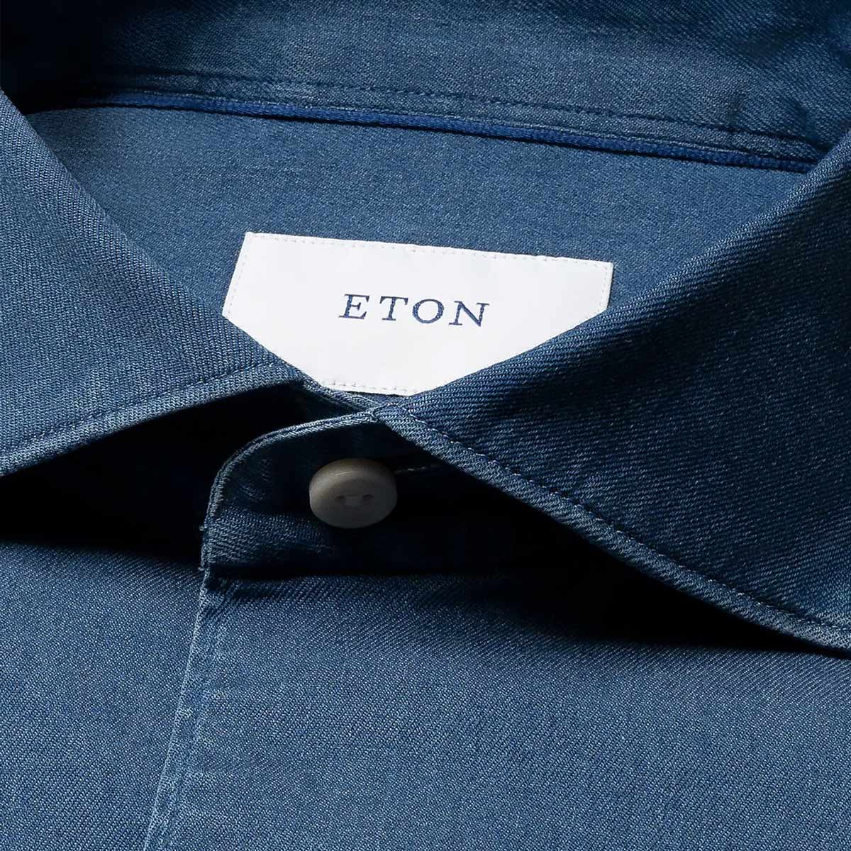 Eton - Denim Stretch Casual Fit Shirt L/S SHIRTS Eton