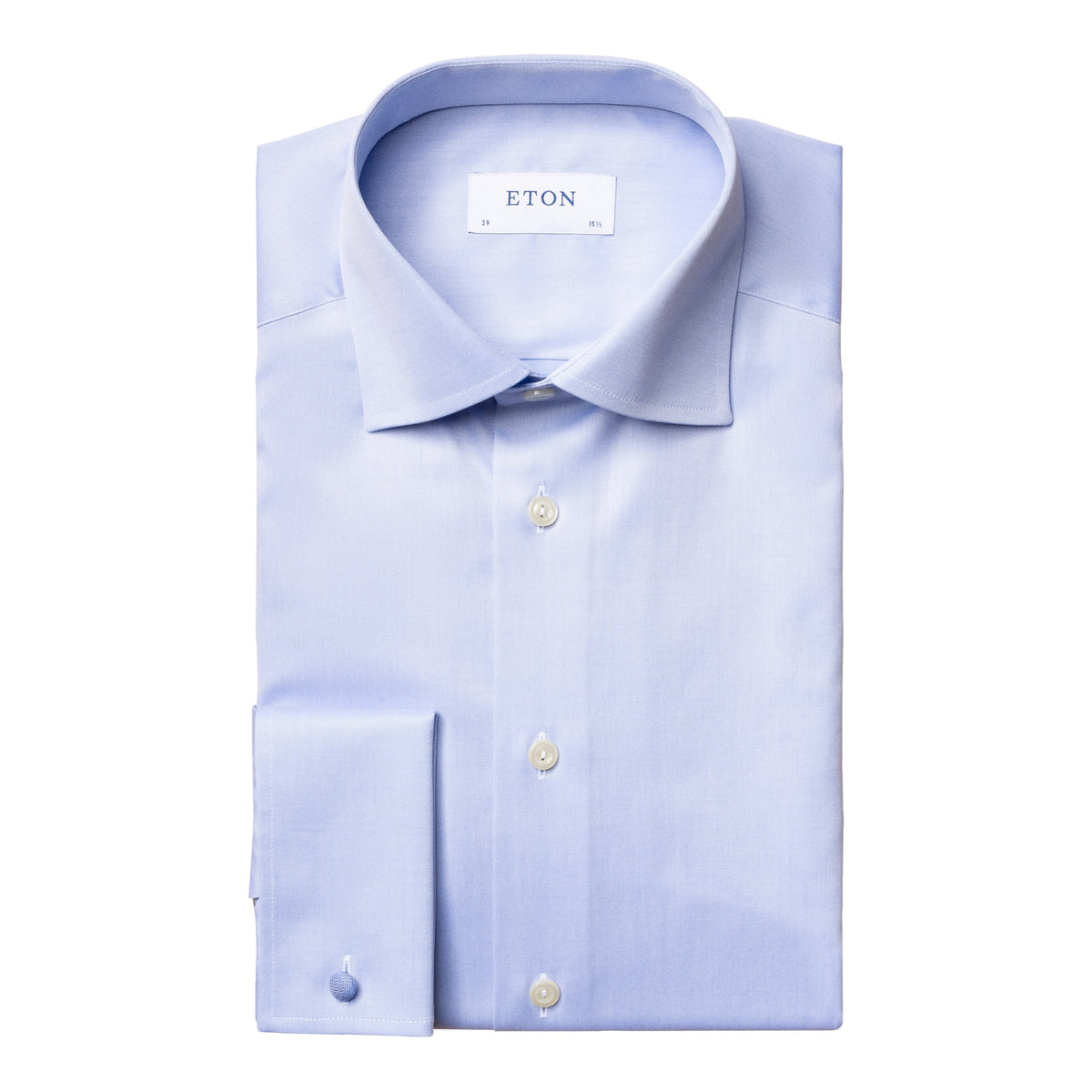 Eton - Light Blue French Cuff Contemporary Fit Shirt L/S SHIRTS Eton