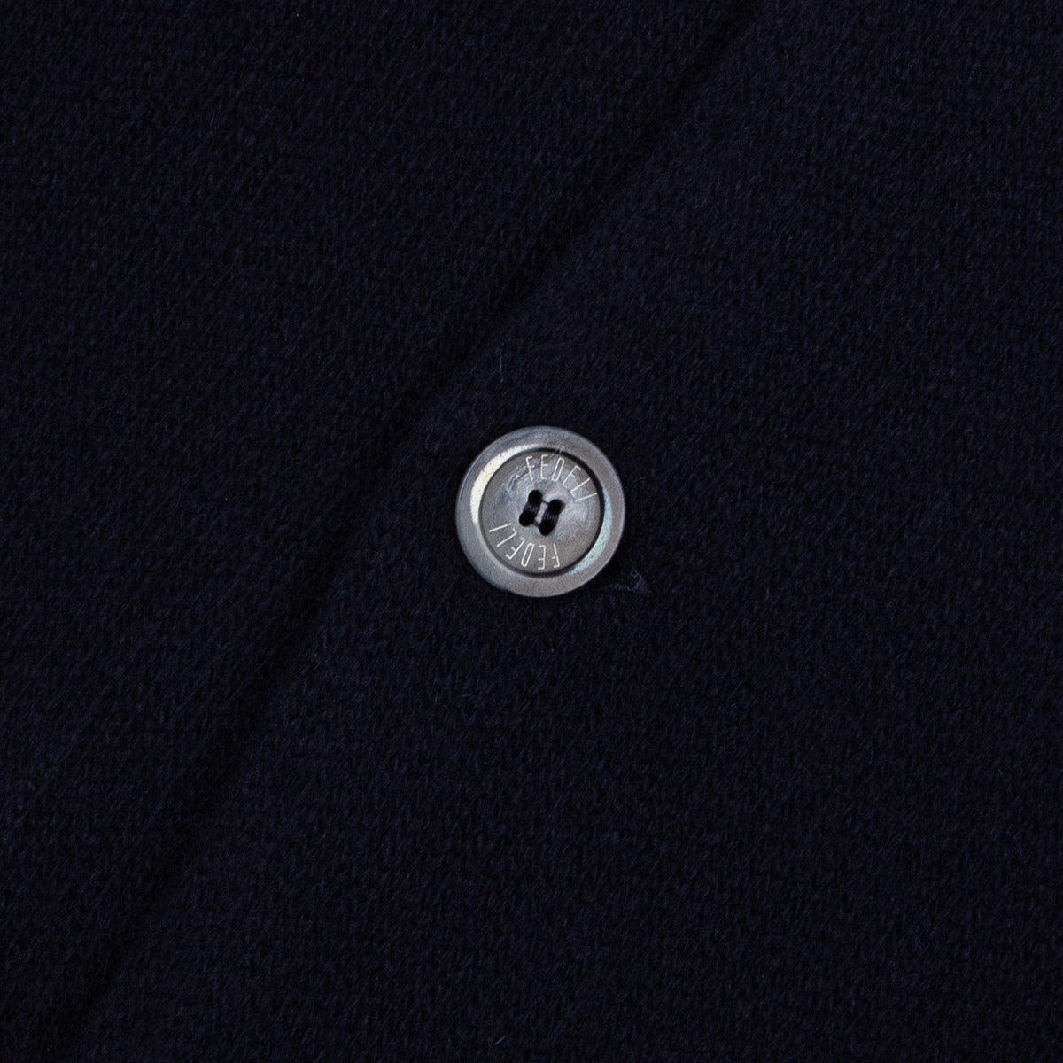 Fedeli - Navy Gordon Wool Cashmere Cardigan Sweater