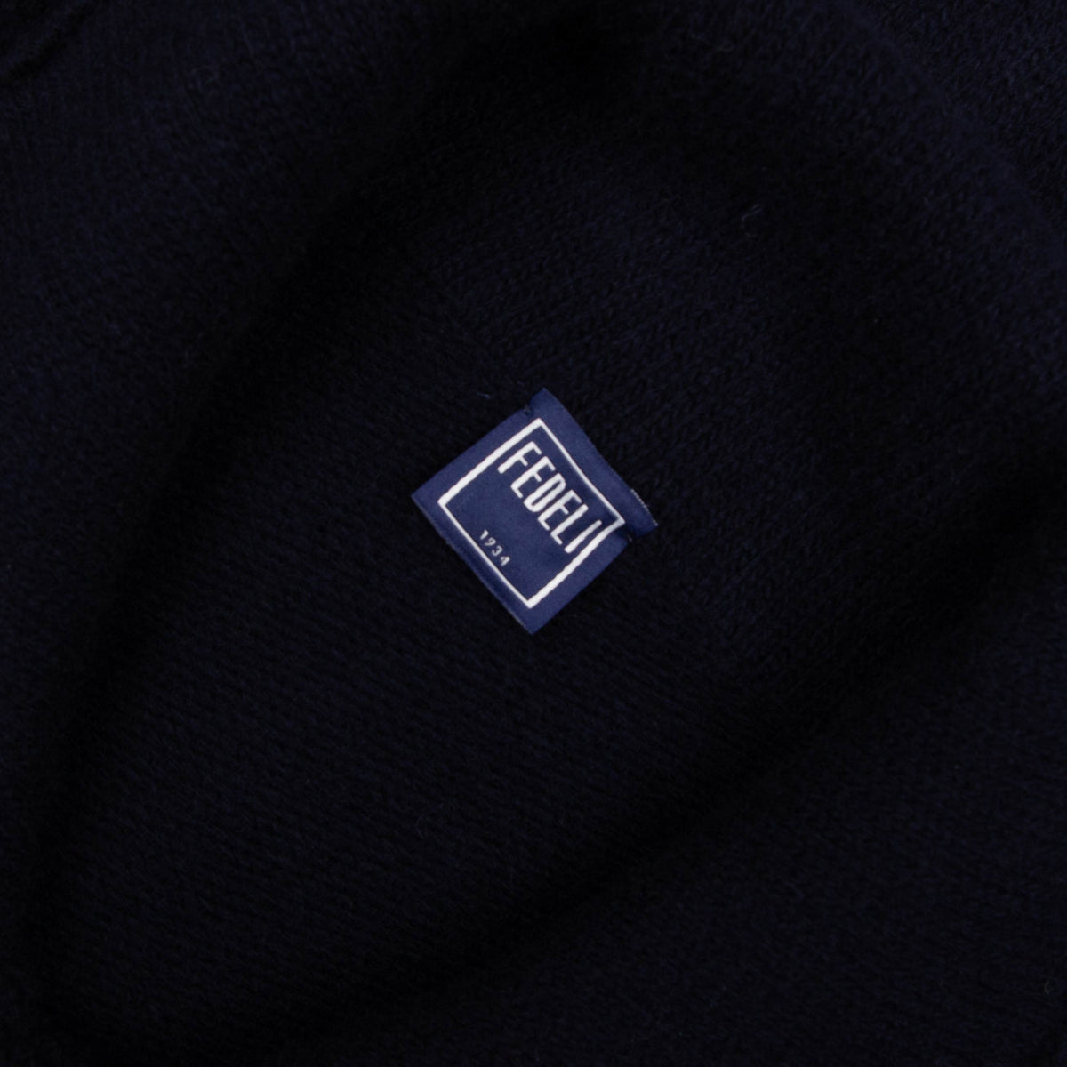 Fedeli - Navy Gordon Wool Cashmere Cardigan Sweater