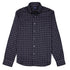 Fedeli - Navy and Cream Check 'Alberto' Cotton & Lyocell Flanel Shirt L/S SHIRTS Fedeli